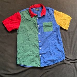 Pasun colorblock shirt